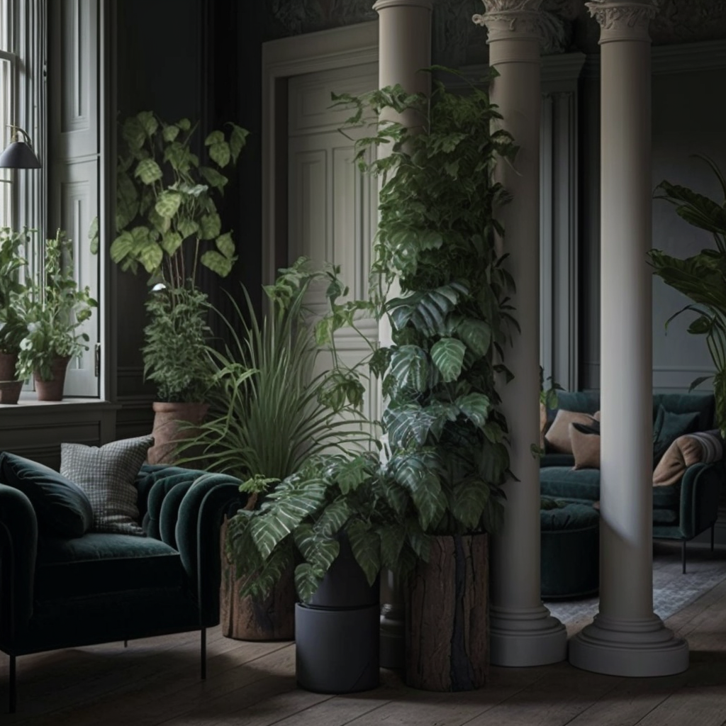 De charme van plantenzuilen: geef je interieur een groene boost
